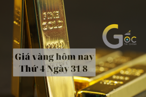 Giá vàng hôm nay 31/8