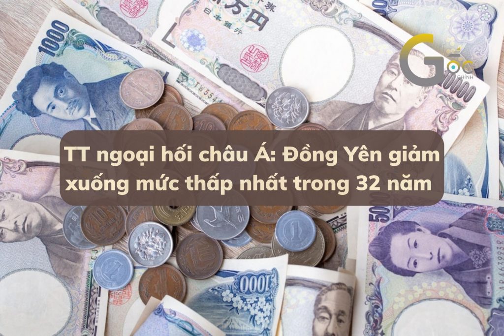 TT ngoại hối châu Á: Đồng Yên giảm xuống mức thấp nhất trong 32 năm