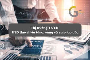 USD đảo chiều tăng, vàng và euro lao dốc