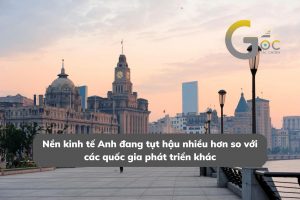 nền kinh tế Anh đang giảm