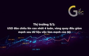 Thị trường 5/1: USD đảo chiều lên cao nhất 4 tuần