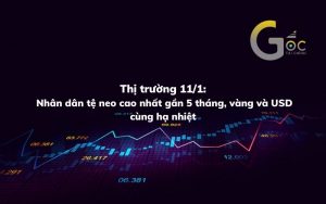 Thị trường 11/1: Nhân dân tệ neo cao nhất gần 5 tháng, vàng và USD cùng hạ nhiệt