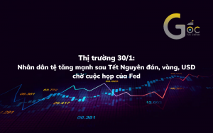 Thị trường 30/1: Nhân dân tệ tăng mạnh sau Tết Nguyên đán, vàng, USD chờ cuộc họp của Fed